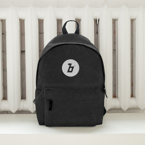 Infamous B Embroidered Backpack